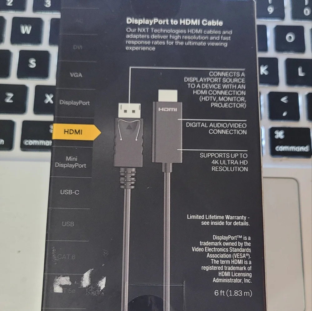 NXT DisplayPort to HDMI